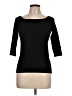 Milly Black 3/4 Sleeve T-Shirt Size L - photo 1