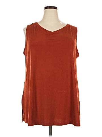 Susan Graver Sleeveless T-Shirt (view 1)