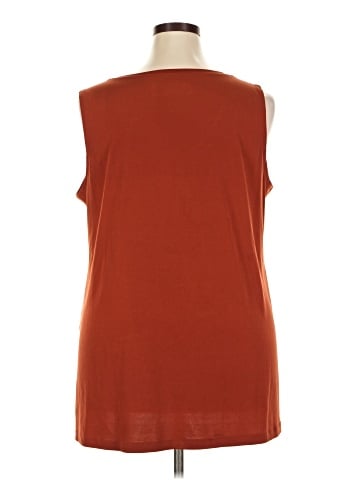 Susan Graver Sleeveless T-Shirt (view 2)