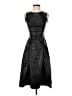 Halston 100% Polyurethane Black Cocktail Dress Size 0 - photo 1