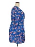 Simplee 100% Viscose Blue Casual Dress Size 20 - photo 4