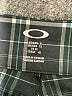Oakley Plaid Teal Black Board Shorts Size 8 - photo 3