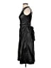 Halston 100% Polyurethane Black Cocktail Dress Size 0 - photo 5
