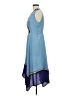 Sami + Dani Color Block Blue Casual Dress Size 8 - photo 5
