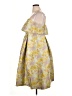 ASOS Floral Yellow Cocktail Dress Size 14 - photo 5