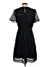 Ann Taylor 100% Polyester Black Cocktail Dress Size 4 - photo 2
