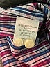 Johnnie-O Checkered-gingham Blue Long Sleeve Button-Down Shirt Size 12 - photo 4