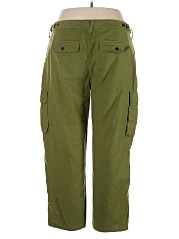 Madewell Plus Garment-Dyed Low-Slung Straight Cargo Pants (view 2)