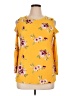Wishful Park Yellow 3/4 Sleeve Blouse Size XL - photo 1