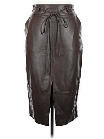 Elie Tahari Faux Leather Skirt (view 1)
