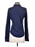 Michael Stars Polka Dots Blue Long Sleeve Blouse Size Sm (0) - photo 2