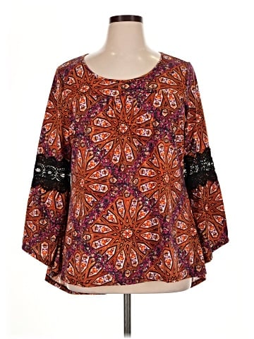 Hannah 3/4 Sleeve Blouse (view 1)