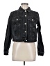 Topshop 100% Cotton Black Denim Jacket Size 8 - photo 1