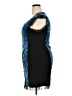 Motto Paisley Blue Cocktail Dress Size 18 - photo 5