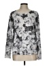 Easywear by Chico's Floral Silver Pullover Sweater Size Lg (2) - photo 1