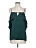 1.State 100% Polyester Teal Sleeveless Blouse Size S - photo 1