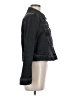 Topshop 100% Cotton Black Denim Jacket Size 8 - photo 4