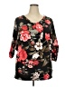 Doublju Black 3/4 Sleeve Blouse Size XXL - photo 1