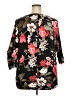 Doublju Black 3/4 Sleeve Blouse Size XXL - photo 2