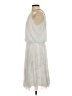 Calvin Klein 100% Polyester Metallic Silver Cocktail Dress Size 0 - photo 5