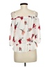 BCX White 3/4 Sleeve Blouse Size M - photo 2