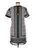 Daniel Rainn 100% Polyester Print Gray Casual Dress Size M - photo 2
