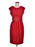 Calvin Klein Solid Red Cocktail Dress Size 6 - photo 1