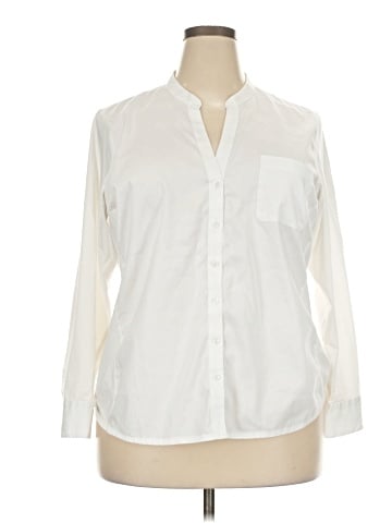 Calvin Klein Long Sleeve Button-Down Shirt (view 1)
