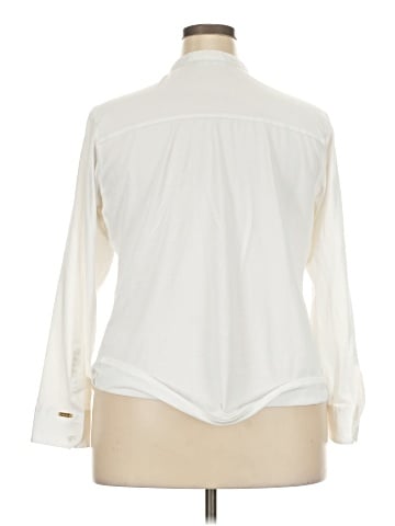 Calvin Klein Long Sleeve Button-Down Shirt (view 2)
