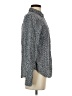 Maurices Print Gray Long Sleeve Button-Down Shirt Size S - photo 4