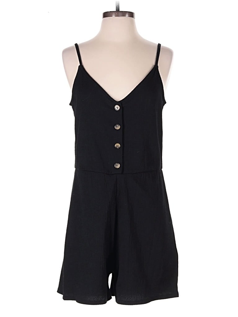 Pre-owned H&m Romper In Black