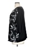 J.Jill 100% Polyester Black 3/4 Sleeve Blouse Size XL Petite - photo 5