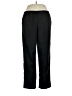 White Stag 100% Polyester Solid Black Track Pants Size 1X - photo 1