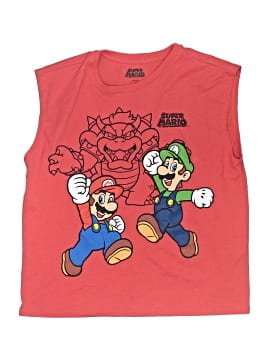 Super Mario Sleeveless T Shirt