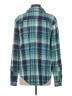 L.L.Bean 100% Cotton Plaid Teal Fleece Size S - photo 2