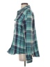 L.L.Bean 100% Cotton Plaid Teal Fleece Size S - photo 5