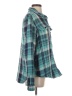 L.L.Bean 100% Cotton Plaid Teal Fleece Size S - photo 4