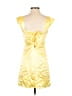 Unbranded 100% Polyester Yellow Cocktail Dress Size 0 - photo 2