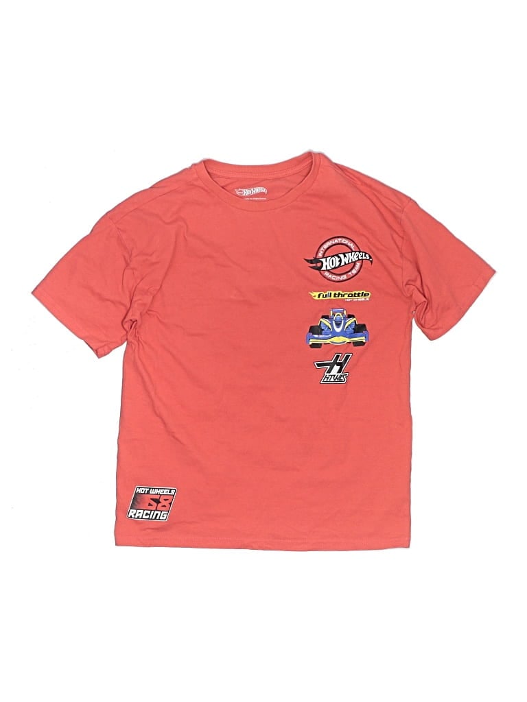 Pre-owned Hot Wheels Kids' Short Sleeve T-shirt In Orange