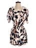 BCBGeneration 100% Polyester Animal Print Ivory Romper Size XS - photo 1