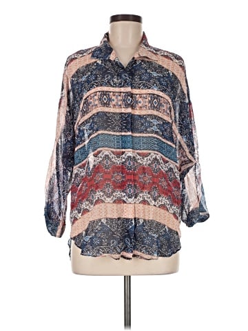 Rory Beca 3/4 Sleeve Silk Top (view 1)