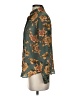 Zara Basic Floral Green Long Sleeve Blouse Size S - photo 5