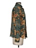 Zara Basic Floral Green Long Sleeve Blouse Size S - photo 4
