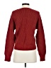Line & Dot Solid Red Pullover Sweater Size S - photo 2