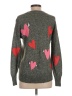 Lou & Grey Hearts Gray Pullover Sweater Size S - photo 2