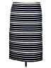 Ann Taylor LOFT Stripes Blue Casual Skirt Size XL - photo 1