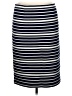 Ann Taylor LOFT Stripes Blue Casual Skirt Size XL - photo 2