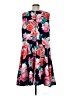 Eliza J Floral Blue Casual Dress Size M - photo 2