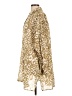 Next Animal Print Gold 3/4 Sleeve Blouse Size 12 - photo 5