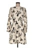 A.L.C. 100% Silk Paisley Tan Casual Dress Size 8 - photo 1